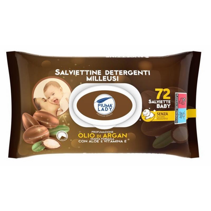 Salviette vlhčené obrúsky 72kusov - olio di Argan