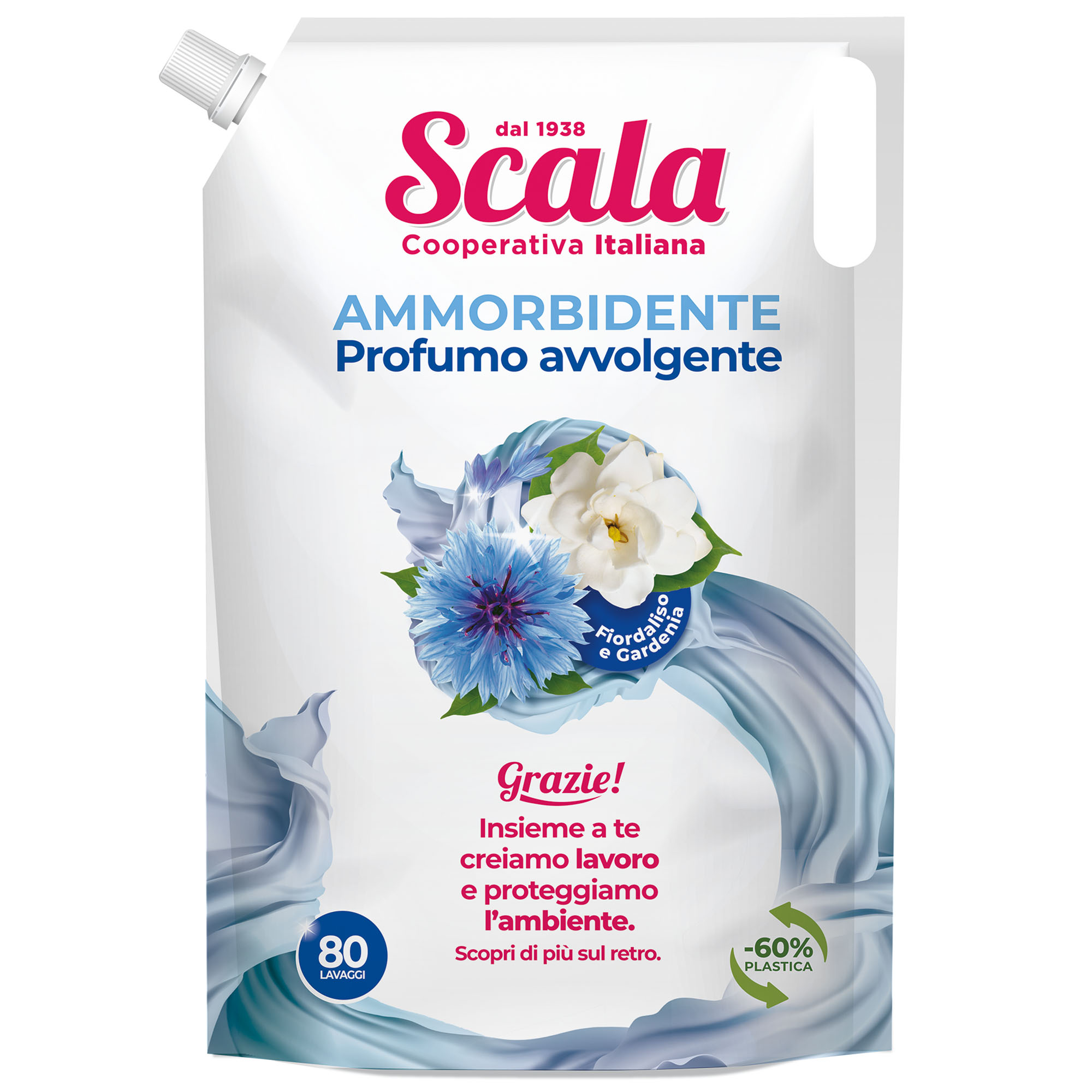 Scala ECO aviváž v náhradnej náplni 2000ml_ 80praní - Nevädza a Gardénia